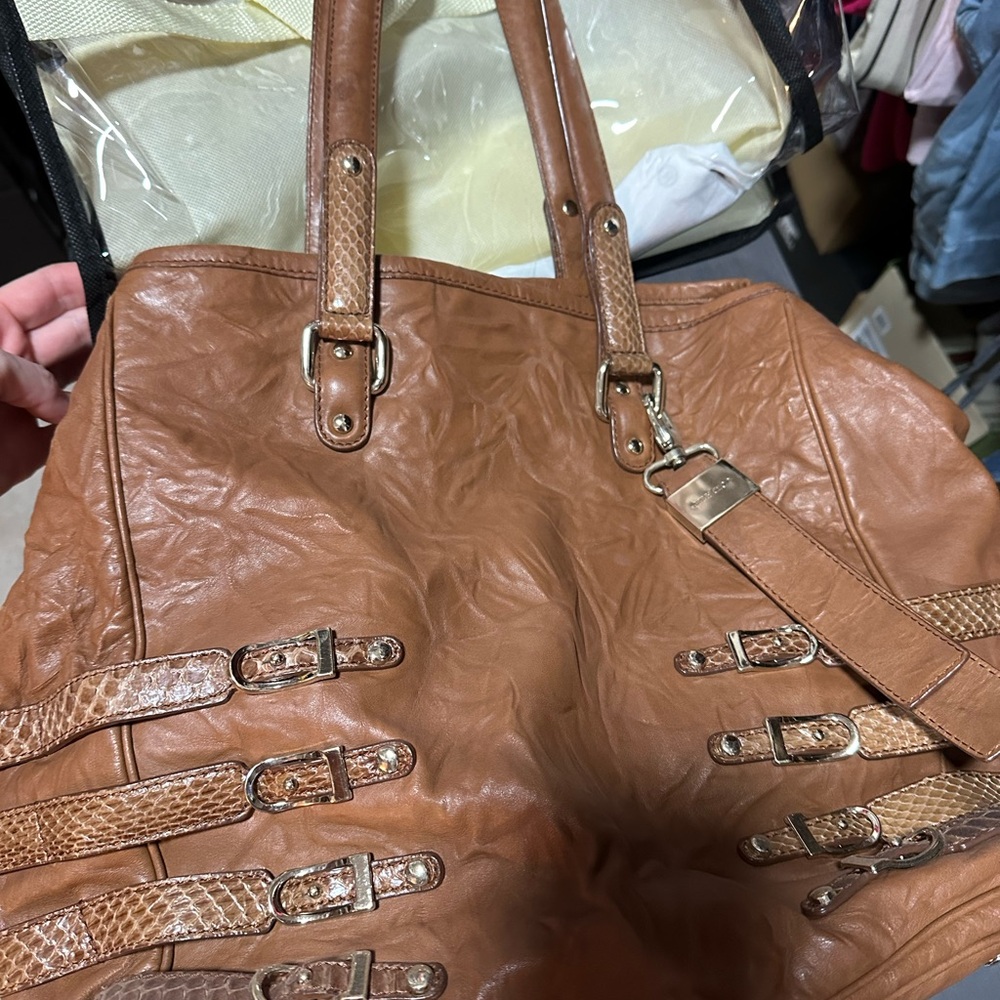 Jimmy Choo leather handbag